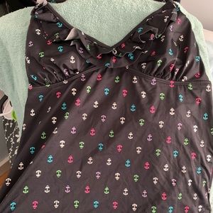 Old navy anchor tankini swimsuit